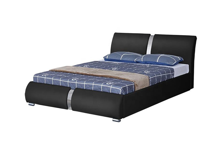 1285G Multi-Size Faux-Leather Ottoman Bedroom Storage Upholstered Bed Frame