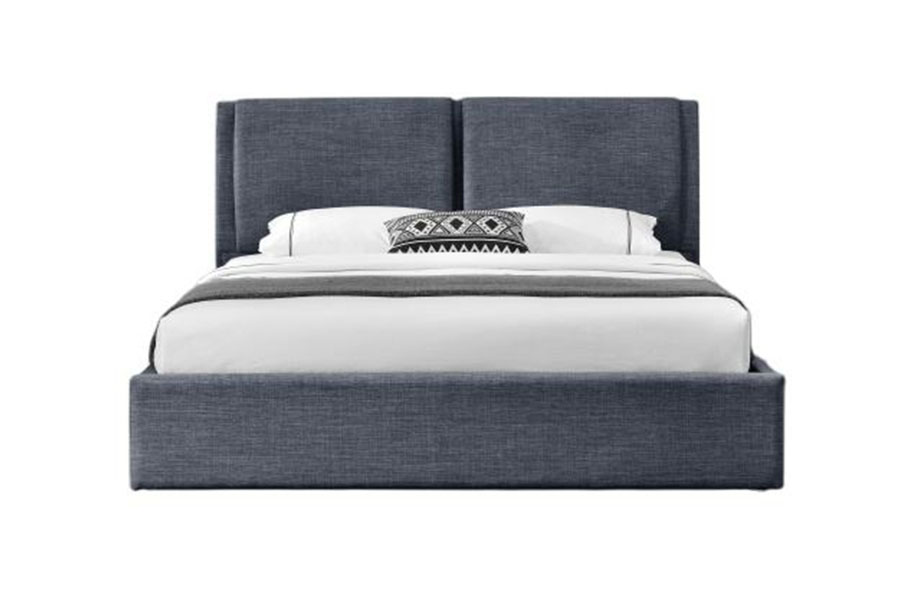 1256G Luxury Linen Ottoman Gas Lift Storage Upholstered Bed Frame